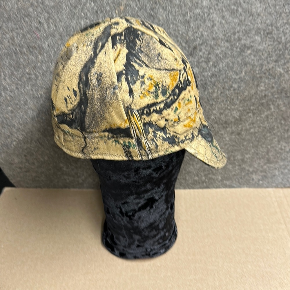 Welding Caps, cotton, lined, padded flap, deep cap, Reversible